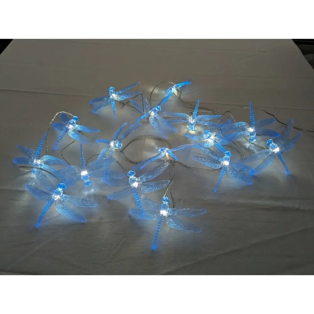 IKEA SKINA Dragonfly Indoor Outdoor LED String Lights Cottage Fairycore